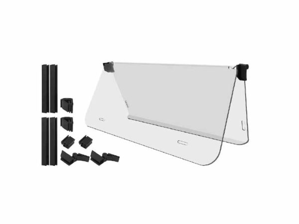 Windshield 4mm THK Clubcar Clear PREC(Acrylic with Strip)Clear 2004-up