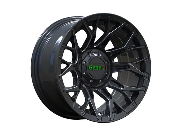 14×7 inch Genek Master Rim/Wheel with Center Cap | Gunmetal
