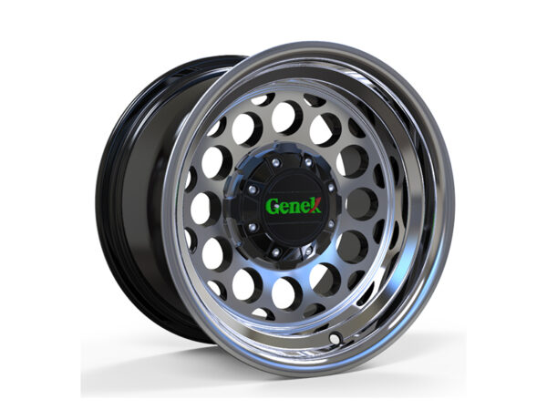 10×7 inch Genek PandaEye Rim/Wheel with Center Cap | Chrome