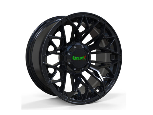 14×7 inch Genek StarLink Rim/Wheel with Center Cap | Black